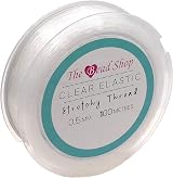 The Bead Shop Clear 0.5mm Elastic String 100m Bracelet Making