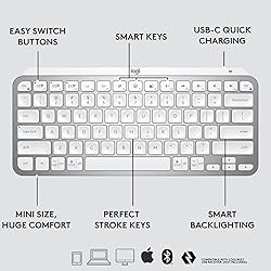 Logitech MX Keys Mini for Mac Keyboard + MX