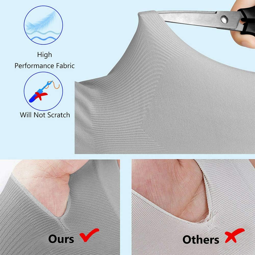 UV Sun Protection Arm Sleeves - Cooling Compression Sleeves for Men & Women - Arm slimming Cover/Shield/Warmers for Basketball, Running, Cycling, Golf & Other Outdoor Sports (3 pairs): Clothing