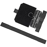 Dotacty Quick Release Cummerbund Conversion Attachment for Tactical MOLLE Vest Quick Disconnect Buckle Hook &amp; Loop Strap &amp; Flap Adapter for Airsoft/Training Vest Accessories