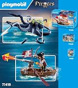 Playmobil 71419 Pirates Pirate vs Deeper Battle Giant Octopus view 5
