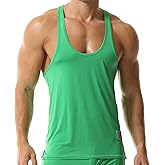 TADUANO Men's Tank Tops Y-Back Gym Workout Sleeveless Muscle Stringer T-Shirts