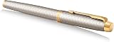 Parker IM Fountain Pen Premium Warm Silver Fine Nib Gift Box view 5