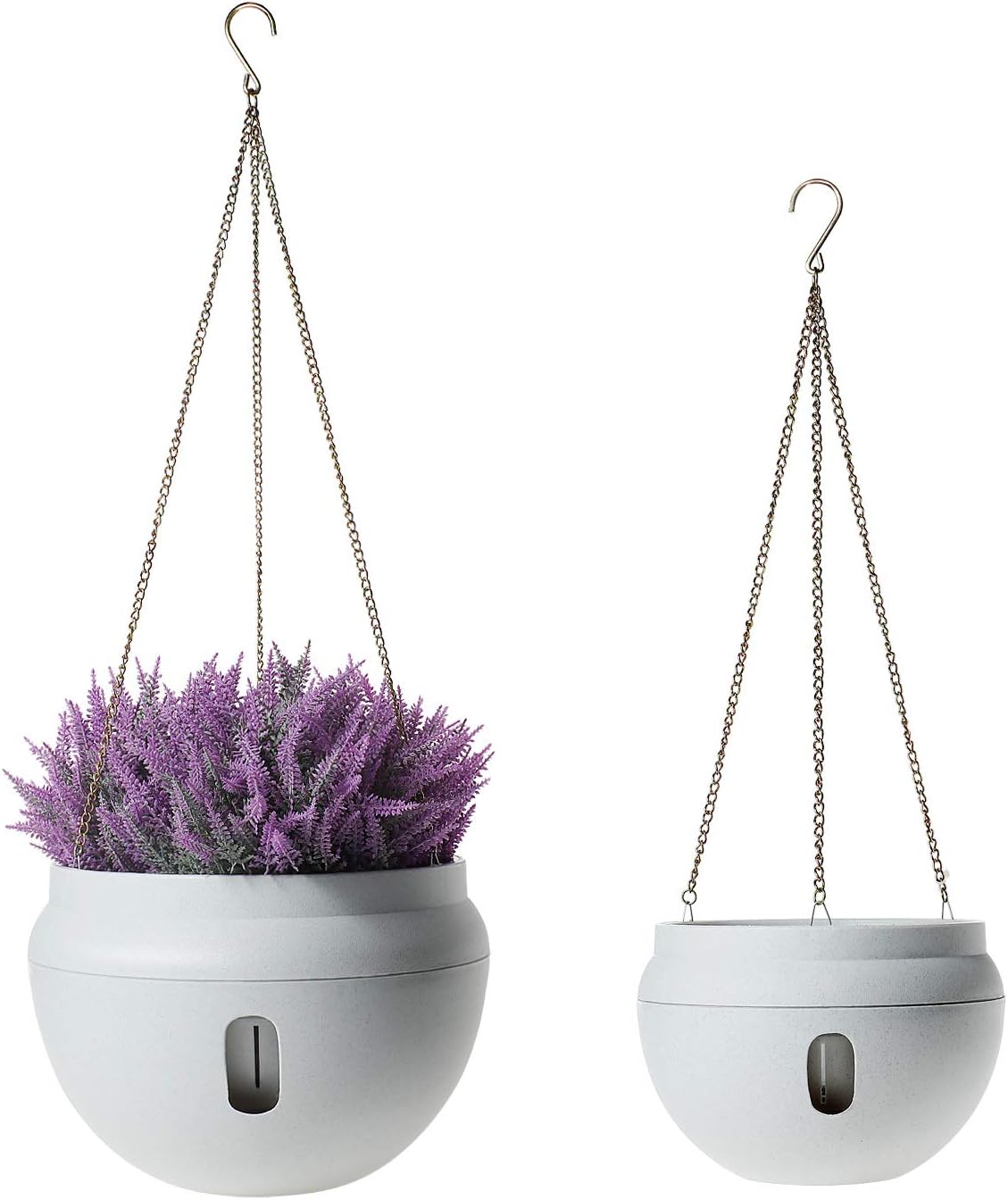 blumenampel mit wassertank