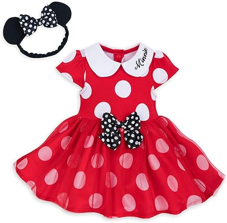 Amazon ディズニー ミニーマウス なりきり コスチューム ロンパース ボディスーツ ヘッドバンド付き Usディズニーストア 並行輸入品 ベビー 服 90 Usサイズ18 24ｍ キッズコスチューム 変身 なりきり おもちゃ