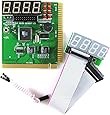 Optimal Shop 4 Digit PCI and ISA PC Computer Motherboard Analyzer Tester Diagnostic Debug POST Card External Display