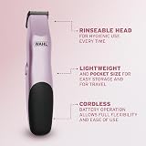 WAHL Personal Trimmer for Women Pink, Battery Operated, Bikini & Body Grooming view 2