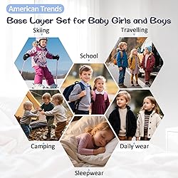 Boys Thermal Underwear Ultra Soft Kids Long Johns