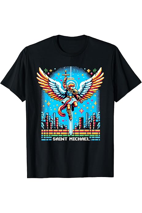 Amazon.com: Saint Michael The Archangel Catholic Video Game T 