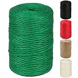 PerkHomy Natural Jute Twine 600 Feet Long Colored