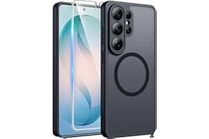 FNTCASE for Samsung Galaxy S26-Ultra Case: [Fit for Magsafe] [Full Camera Protection] Translucent Matte Cases with [Screen Pr