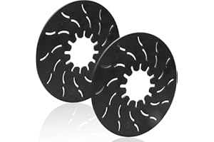 2 Pack 5th Wheel Hitch Lube Plate - 13/64 Inch (Thicker Than 3/16 Inch) 10 Inch for RV Camper Trailer, Black - Reduce Frictio