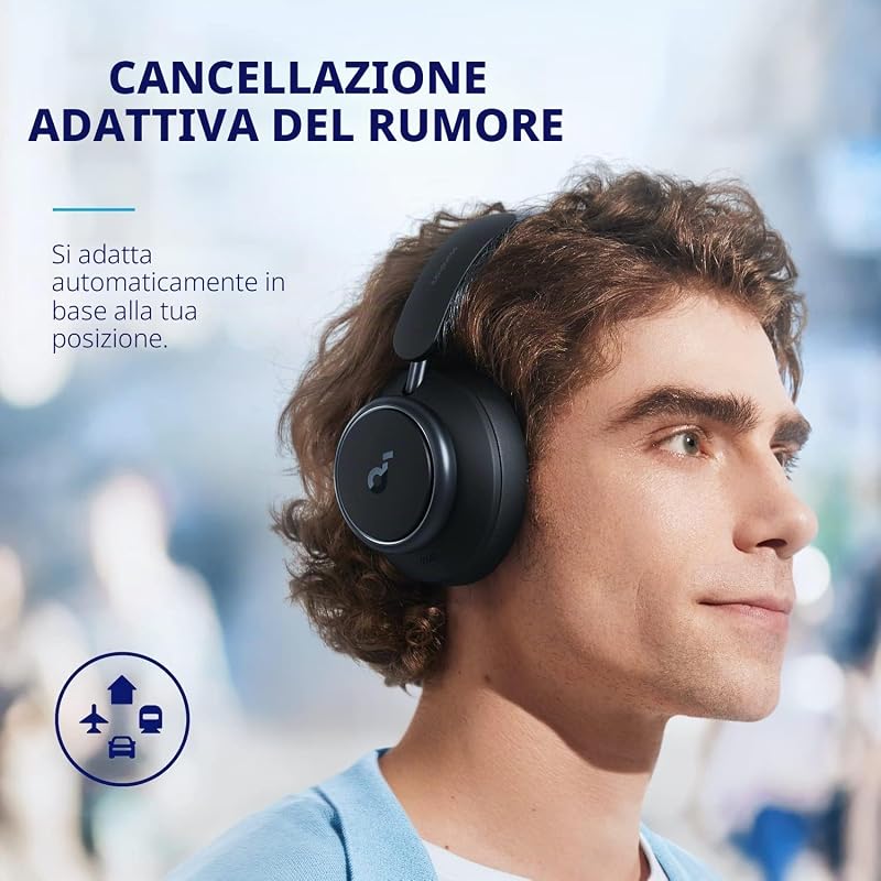 Anker Innovations Soundcore Space Q45 - Cuffie Con Microfono