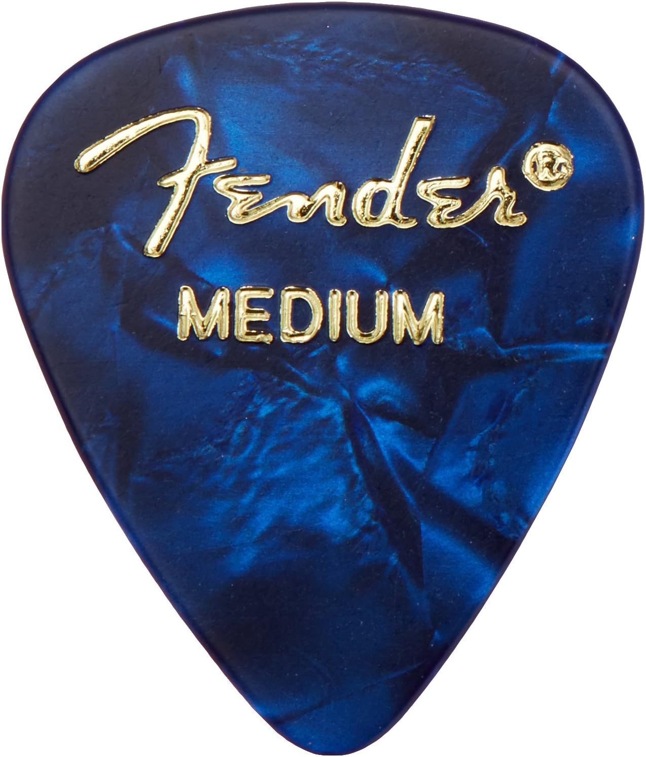 Fender Moto Style Guitar Picks, 12 Pack - Blue