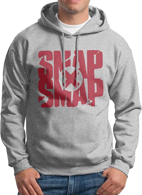 Amazon Co Jp Smap 記念 応援 英字デザイン メンズ パーカー スウェットパーカー 長袖 プルオーバー トレーニング フード付き プリント シンプル カジュアル おしゃれ 大人 男性 服 ファッション小物