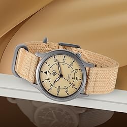 BERNY Men's Titanium Watch Japanese Sweep Second