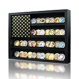 DecoWoodo American Flag Challenge Coin Display