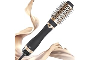 FOCALA Hot Hair Blow Dryer Brush: Hot Air Brush Hair Dryer and Styler One Step Volumizer - Drying Smoothing Volumizing for Women Hair - Oval Barrel Detachable Design