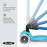 Micro Maxi Micro Deluxe Foldable LED 3-Wheel Kids Scooter Ages 5-12 view 3