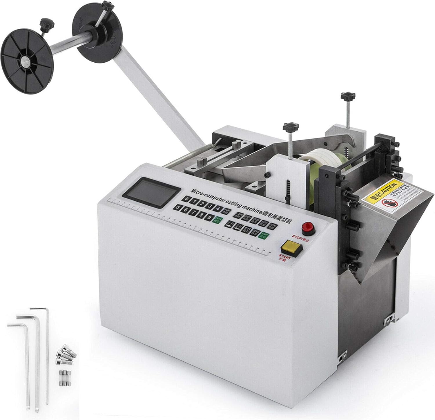 Mophorn Automatic HeatShrink Tube Cutting Machine 250W YS100 Tube