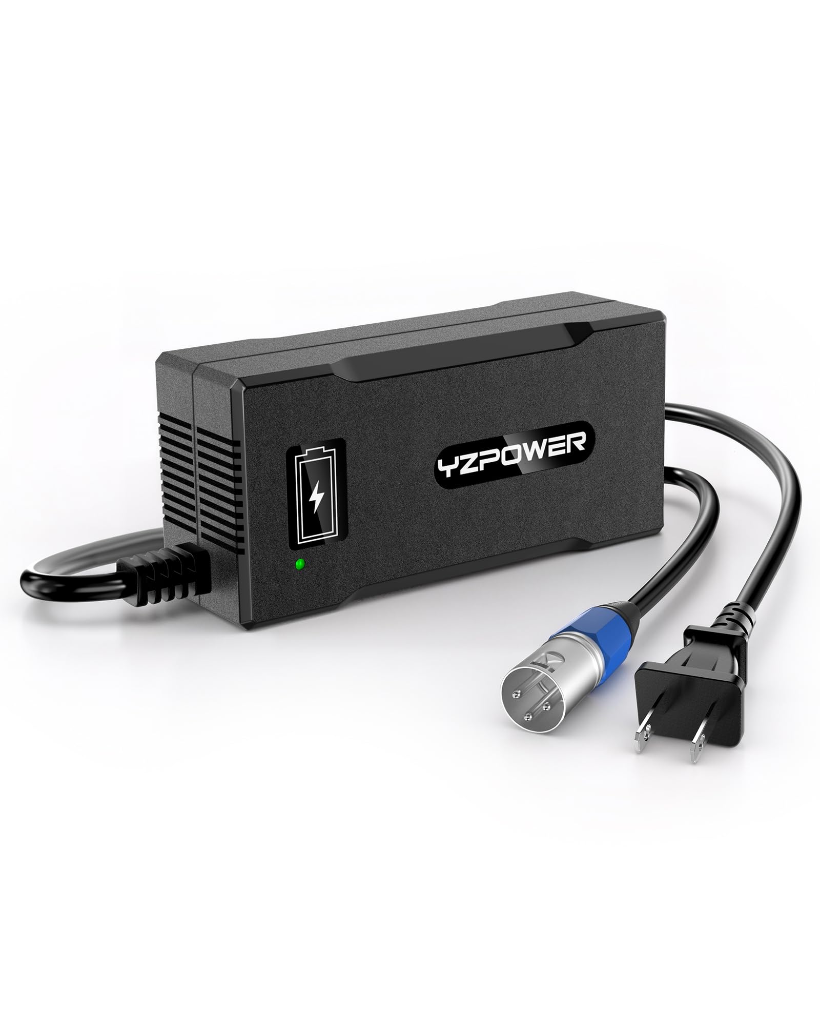 Photo 1 of 24V 8A Lithium Battery Charger for Electric Wheelchairs & Power Chairs - 3-Pin XLR Connector Compatible with Pride Jazzy/Drive Medical/Rascal/Ninebot/Shoprider/Go-Go/Golden Tech Wheelchair Scooters