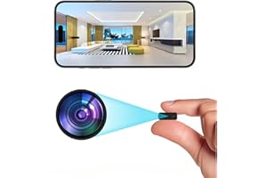 LMQPT Mini Indoor WiFi Camera Home Security Room Body Cameras Nanny Cam Small Smart Home Outdoor Cams Pet Dog Baby Camera HD House Portable Camaras Motion Detection Night Vision Cam No Need WiFi Door Camara