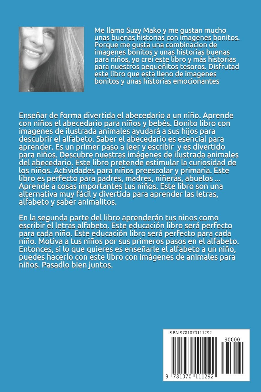 Espanol Abecedario Con Animales Ilustrada Libro Para Ninos