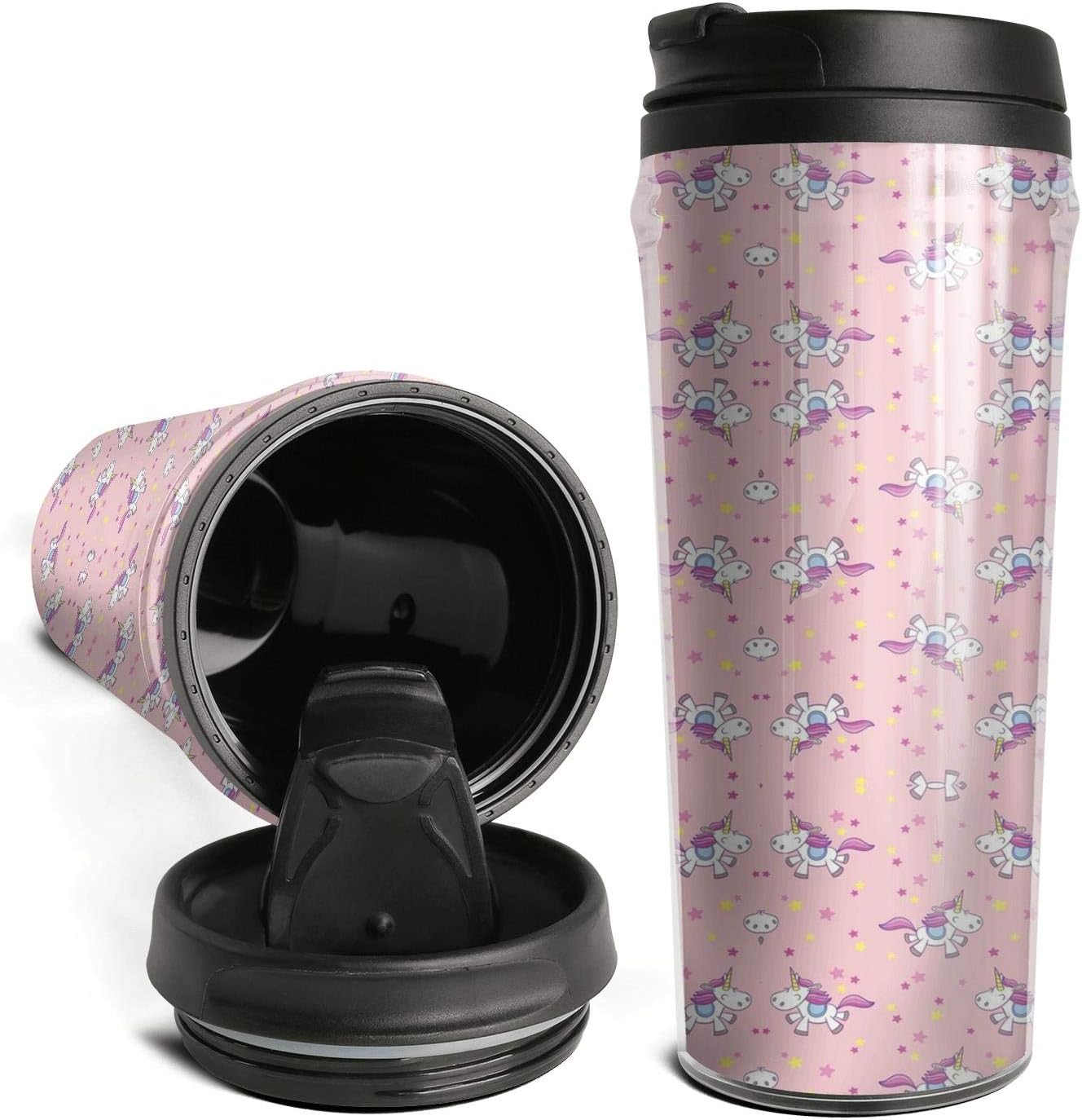 Ods Jdsd Coffee Cup Travel Mug Happy Unicorn Thermos Bottle Great for Travel
