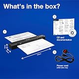 Epson WorkForce ES-60W A4 Portable Document Scanner Battery Powered Black USB view 3