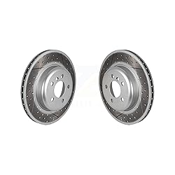 Genius Rear Coated Disc Brake Rotors Pair