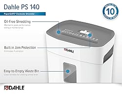 Dahle PaperSAFE PS 140 Paper Shredder, Oil