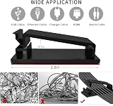 Moseem Cable Management Kit 142Pcs Wire Organizer and Tidy view 5