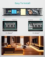 REYLAX 24V 200W LED Driver Dimmable TRIAC 0/1-10V 240V AC to DC view 4