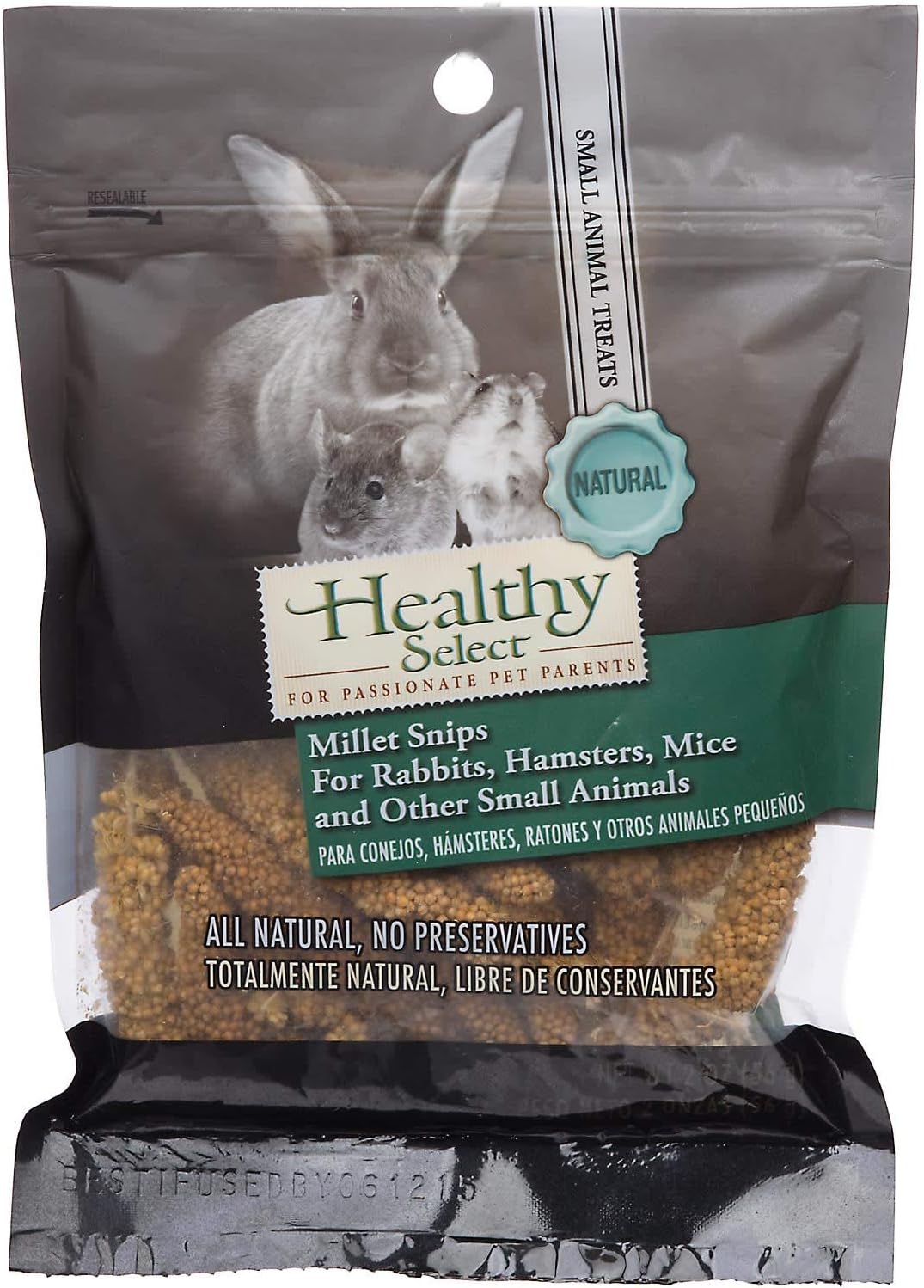 Healthy Select Millet Snips for Small Animals, 2 oz.