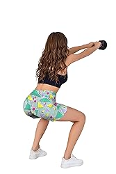 LARSD 80s Retro Biker Shorts Women 90s High Waist