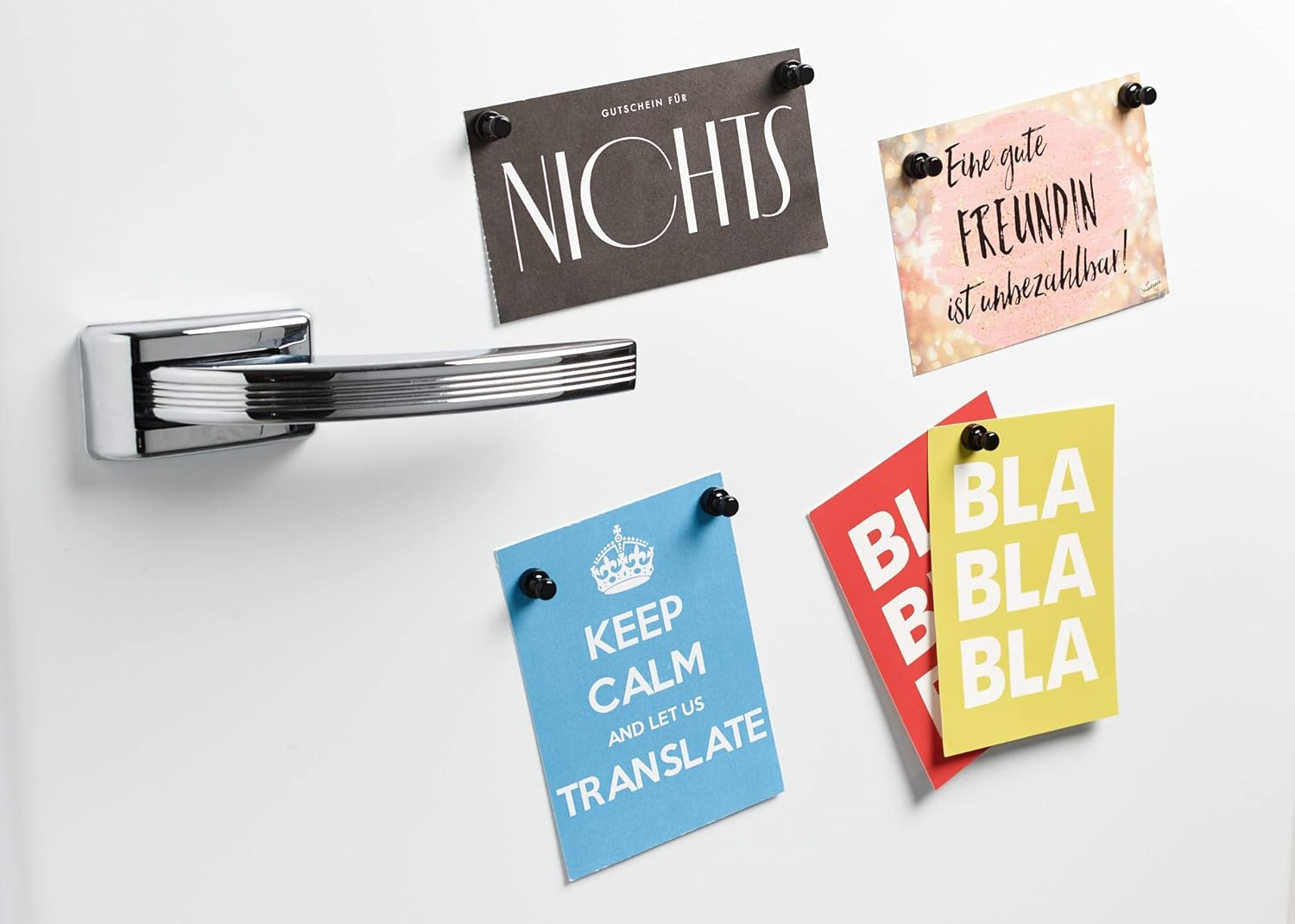 Imanes de neodimio, 12 unidades, color negro, para nevera, pizarra ...