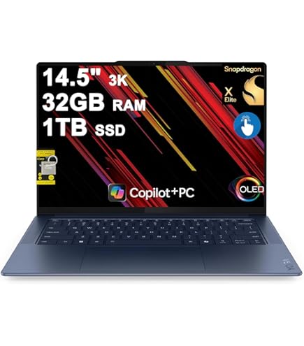 Amazon.com: Lenovo Yoga Slim 7X 3K OLED Touchscreen Laptop, 14.5