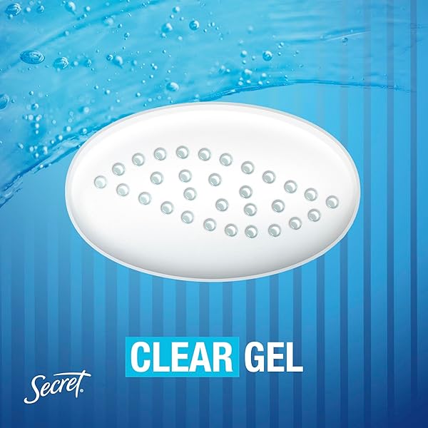 SECRET OUTLAST ANTIPERSPIRANT DEODORANT FOR WOMEN, 72HR SWEAT & ODOR PROTECTION, PH BALANCING MINERALS, CLEAR GEL, UNSCENTED 3.4 OZ