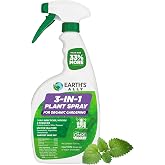 Earth's Ally 3-in-1 Plant Spray for Pests &amp; Disease, 32 Oz | Insect Repellent &amp; Pest Control for Indoor Outdoor Organic Gardening - 32 Oz Ready-to-Use