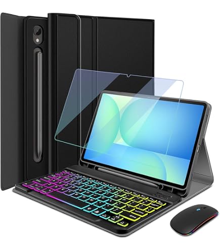 Amazon.com: Backlit Keyboard Case for Samsung Galaxy Tab S10 Lite