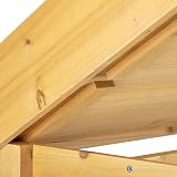 Garden Gear Wooden Potting Bench, 2-Tier Workstation L80xW40xH84.5cm view 8