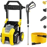 K&auml;rcher Pressure Washer K1900PS, CETA Certified, 3 Spray Nozzles, Detergent Tank, for Cars, Driveways, Siding, Patios, 1.2 GPM