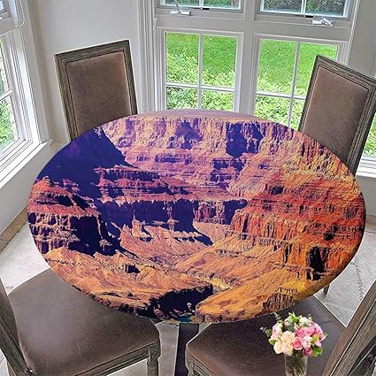 Amazon Com Mikihome Round Premium Tablecloth Grand Canyon