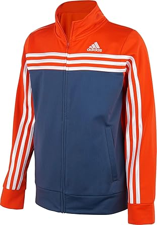 blue and orange adidas jacket