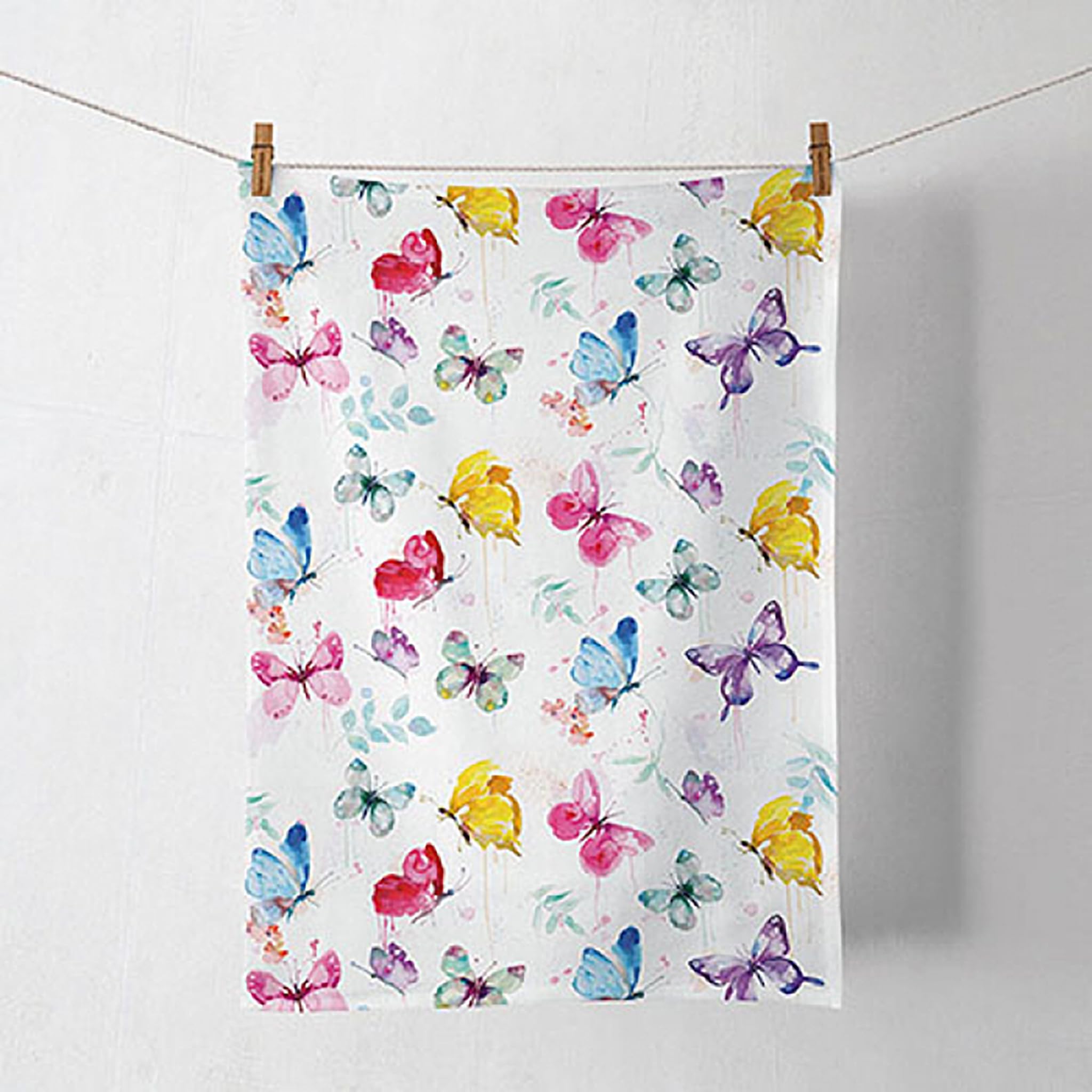 Ambiente Butterfly Collection Tea Towel with Butterflies Design