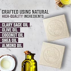 Viking Revolution Clary Sage Natural Soap for Men