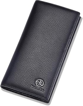 Amazon Com Mercedes Benz Long Wallet With 11 Credit Card Slots Id