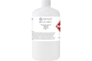 LAB ALLEY Ethanol 190 Proof (95%) Alcohol, USP/FCC Food Grade, Kosher Certified - 1 Gallon Total (Pack of 4 x 1 Quart Bottles)