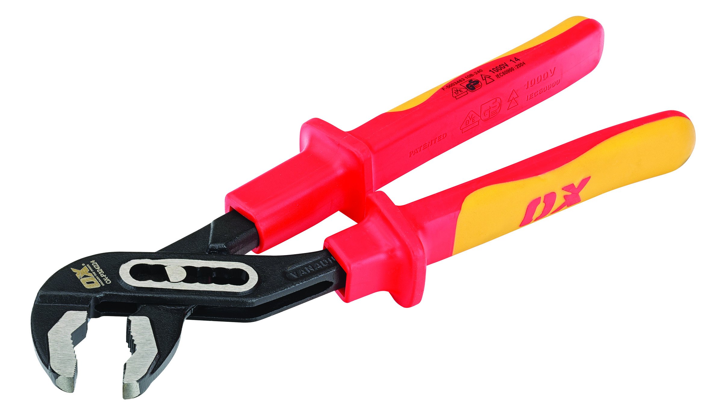 OX Pro VDE Waterpump Pliers - 250mm (10")