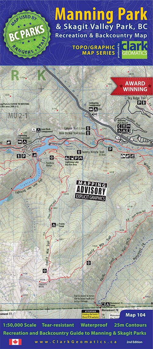 manning park hikes map